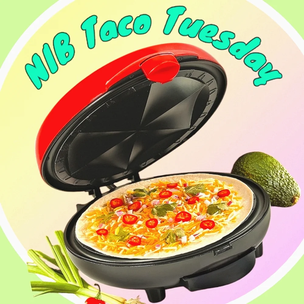 NIB Various Minis - Waffles, Taco Tuesday, Pizzelle Maker, Bundt Cake Maker